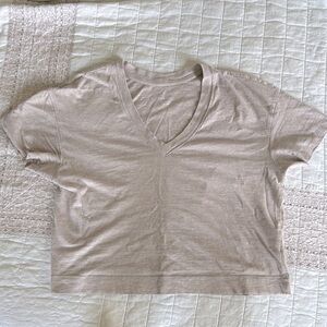 Everlane Organic Cotton Slouchy V-Neck Tee